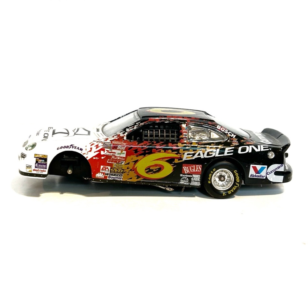 Race Image Dimension 4 Eagle One Diecast Model Ford Toy Car Black White Red 1:43